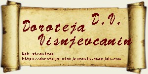 Doroteja Višnjevčanin vizit kartica